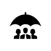 Employee Insurance Icon vector