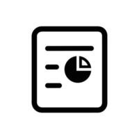 Graphical Report Icon vector