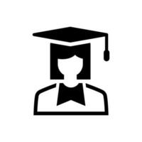 graduación icono adecuado para ninguna tipo de diseño proyecto vector