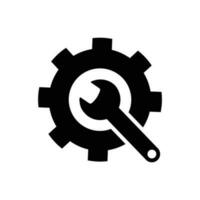 Maintenance icon suitable for any type of design projects vector