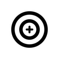Target Icon suitable for any type of design projects vector