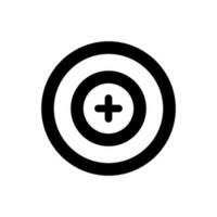 Target Icon suitable for any type of design projects vector