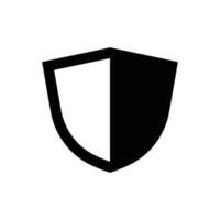 Shield icon suitable for any type of design projects vector