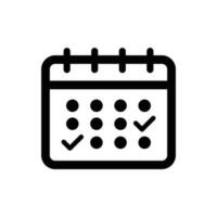 Calendar icon perfect for any type of design projects vector