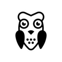 owl icon suitable for any type of design project vector