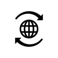 Global Transaction Icon vector
