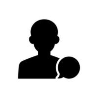 Simple illustration of a support icon vector
