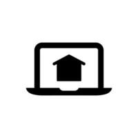 Online property support icon vector