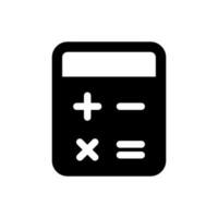 Calculator icon suitable for any type of design project vector