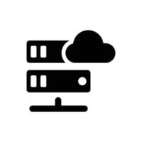 Cloud server icon perfect for any type of design projects vector