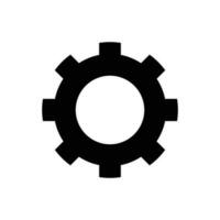 Gear icon suitable for any type of design projects vector