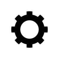 Gear icon suitable for any type of design projects vector