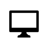 icono de la pantalla del monitor vector