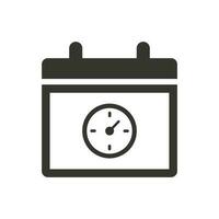 Time Schedule Management Icon vector