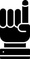 Index Finger Icon Or Symbol. vector