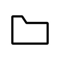 Folder icon perfect for any type of design projects vector