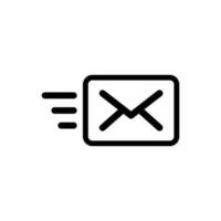 Fast Message Icon vector