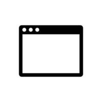 icono de página web vector