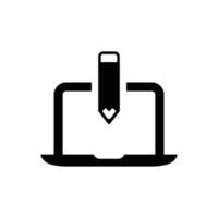 Blog writing icon vector