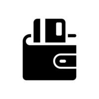 Pocket wallet icon vector