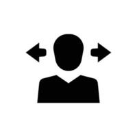 Business direction icon vector