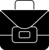 Briefcase Glyph Icon vector