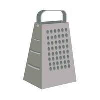 Dishes. Food grater. vector