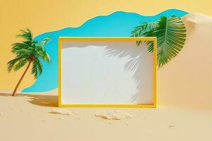 Blank Horizontal Layout for a Bright and Bold Design photo