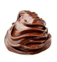 Chocolate cream. Chocolate mousse. photo