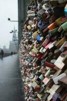 bloquear puente en Koln foto