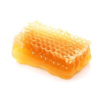 Honeycomb isolated on white backgrounds.. photo