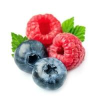 Sweet berries mix . photo