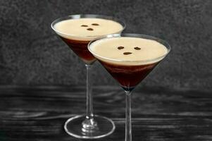 Espresso Martini glasses photo