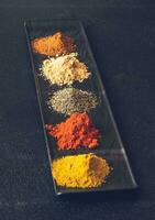 Different kinds of spices photo