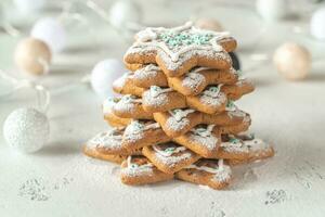 Gingerbread Christmas tree photo