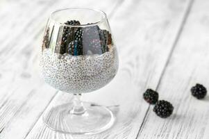 Chia seed pudding photo