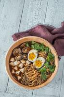 Bowl of miso soup photo