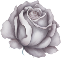 Aquarell Rose Blume Illustration. ai generativ png