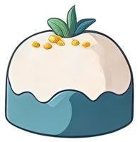 dolce torta cartone animato illustrazione. generativo ai png