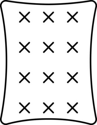 Biscuit Icon In Thin Line.
