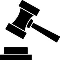 Judge Gavel Or Action Icon vector