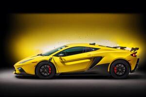 Beautiful sport car. Unleashing the Thrill. The Power and Elegance of Sports Cars. photo