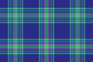 Check plaid texture of seamless background textile with a vector tartan pattern fabric.