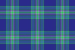 Check plaid texture of seamless background textile with a vector tartan pattern fabric.