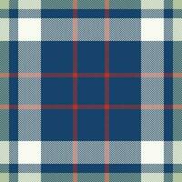 Plaid check pattern. Seamless fabric texture. Tartan textile print. vector