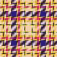 Texture seamless plaid of fabric vector check with a textile tartan background pattern.