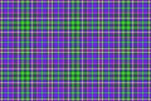 Seamless textile plaid of tartan check fabric with a pattern vector background texture.