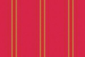 Fabric textile seamless. Stripe pattern vertical. Lines vector texture background.