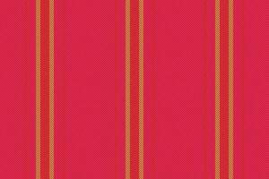 Fabric textile seamless. Stripe pattern vertical. Lines vector texture background.