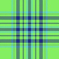 Plaid check pattern. Seamless fabric texture. Tartan textile print. vector